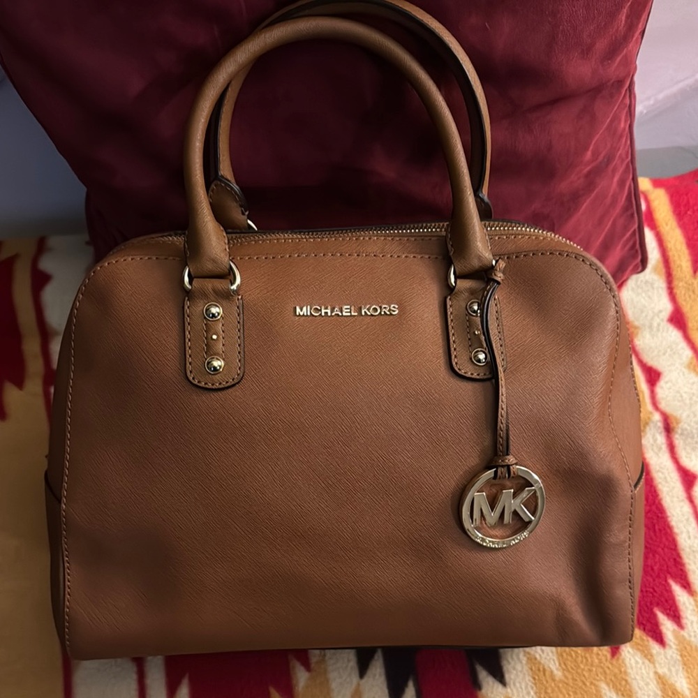 Michael Kors Brown Satchel Bag
